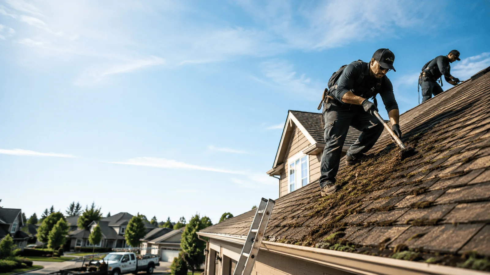 Roof Moss Removal in Marion, LA near me